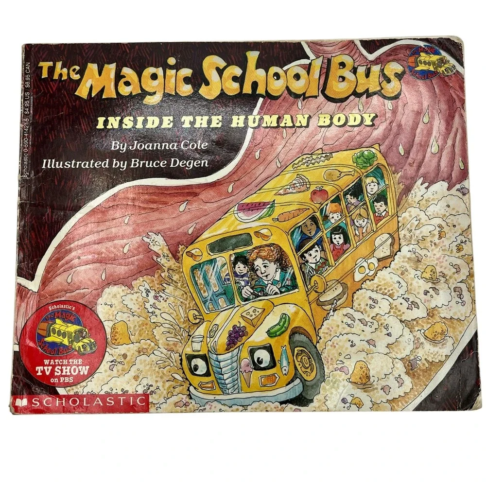 The Magic School Bus Inside the Human Body Joanna Cole Scholastic 1989 Paperback
